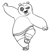„Kung Fu Panda“ Internetinis Dažymas